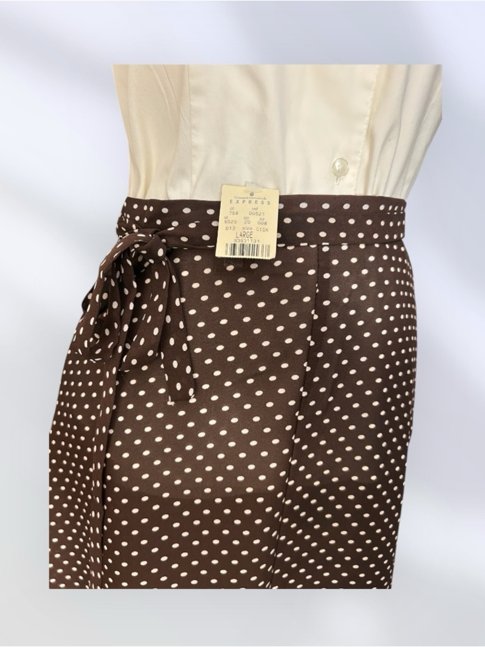 Express Campagnie Internationale Wrap Skirt - Picture 4 of 10